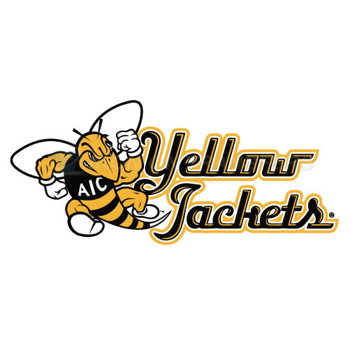 AIC Yellow Jackets 2009-Pres Alternate Logo1 T-shirts Iron On Tr - Click Image to Close